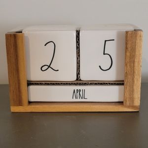 Rae Dunn Block Calender